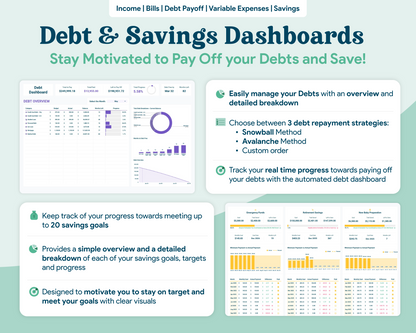 Ultimate Budget GoogleSheets Spreadsheet | Light Mode